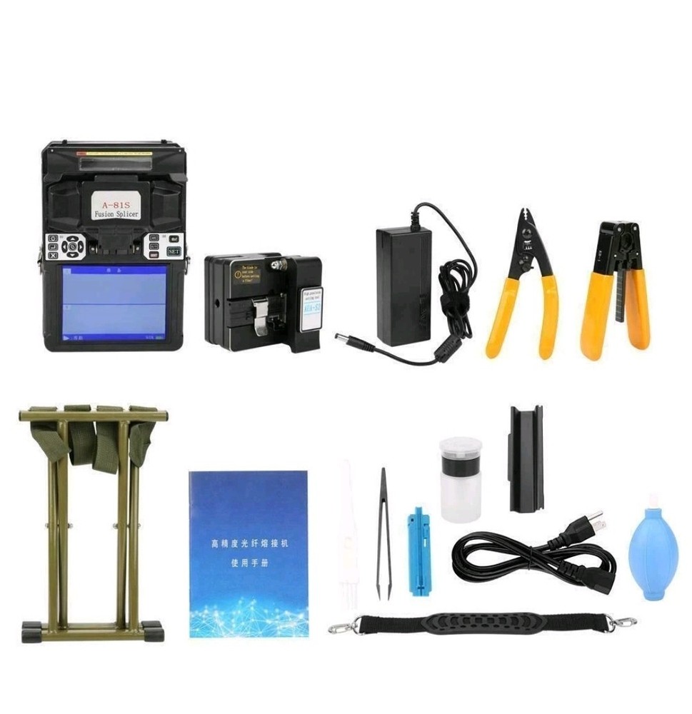 A-81S Core Alignment Fusion Splicer Splicing Machine FTTH in Case