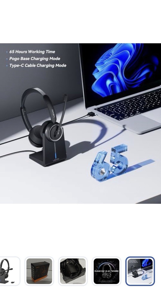 Levon Bluetooth Headset, LE-HS013 Superior, Ergonomic Design