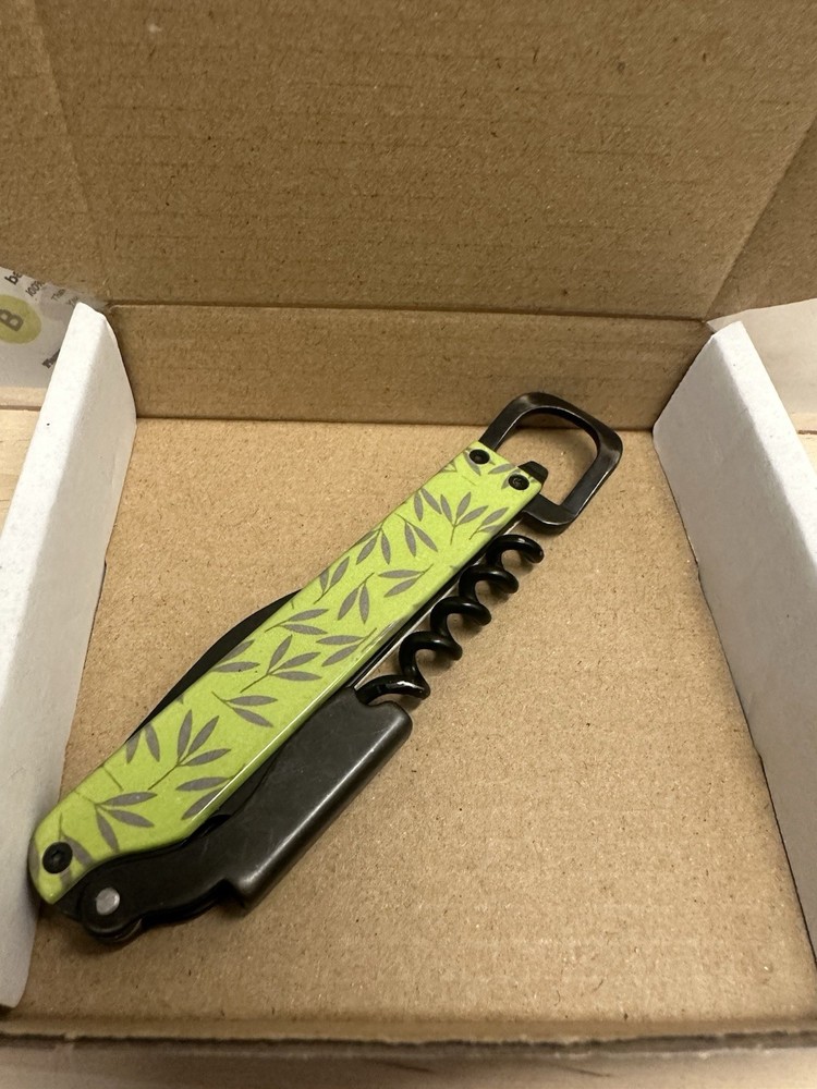 Techno Corkscrew, Leafy Bottle Opener