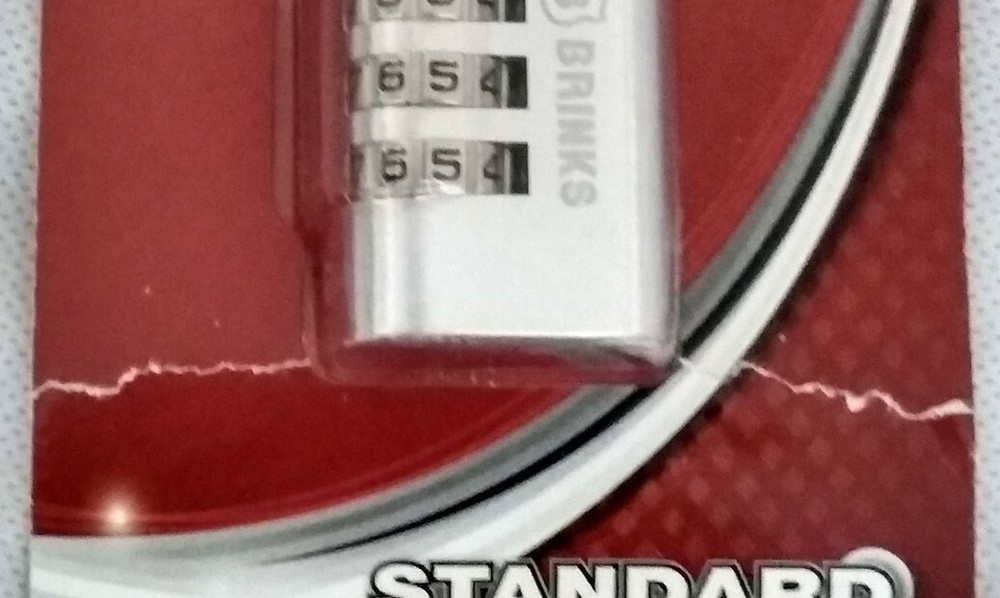 🆕 BRINKS 3-Dial 26mm Resettable Combination Keyless Security PADLOCK 🆓 Ship