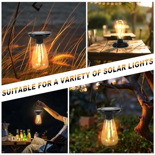 Replacement Solar Light Tops-Solar Light Bulbs for Outside-Solar 1 PACK