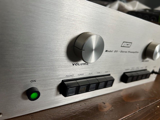 Vintage AGI 511 Preamplifier. READ.