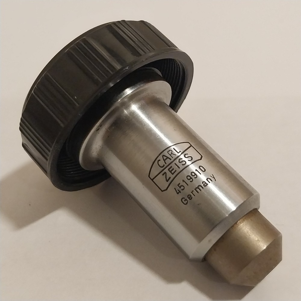 Carl Zeiss Microscope Objective Lens 10/0.22 With Plastic Objective Case