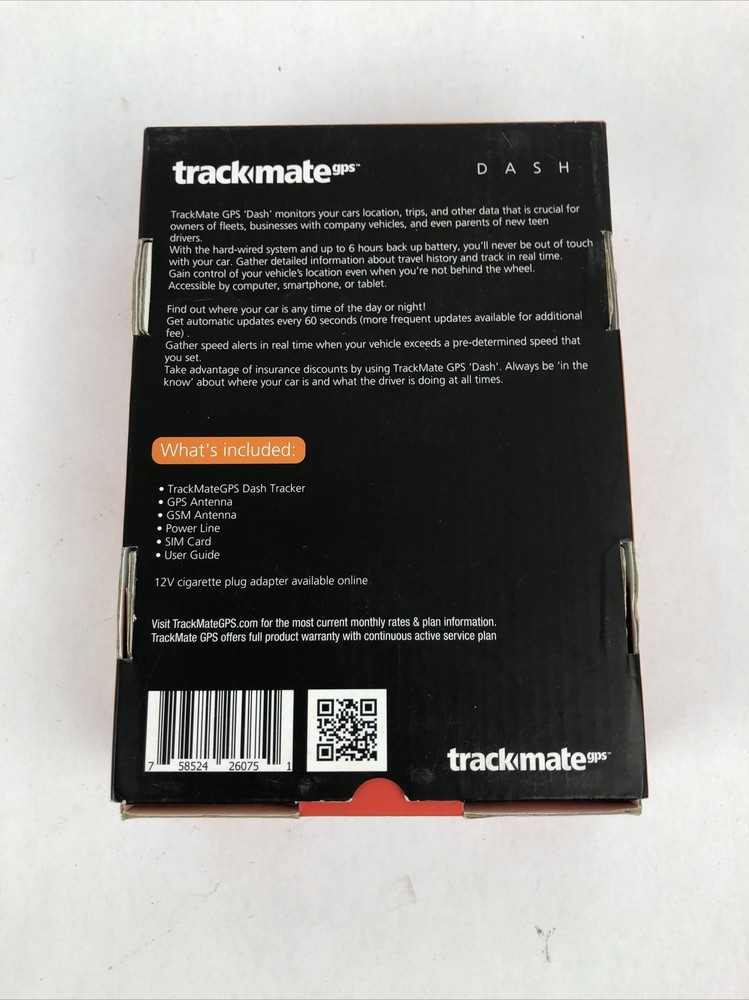 TRACKMATE Real Time gps tracker DASH Hard Wired TRACK MATE