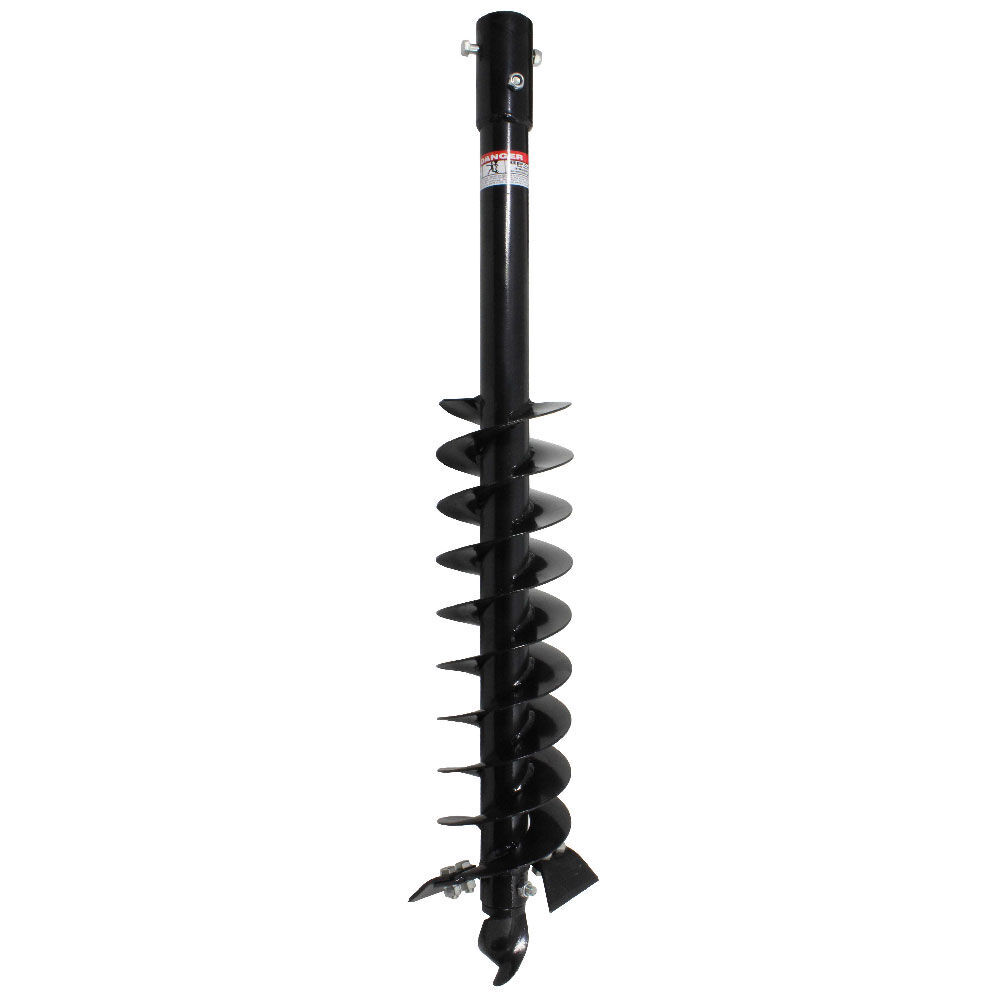 Titan Attachments 9" Auger Bit for 3 Point Post Hole Digger, 24" Drilling Depth