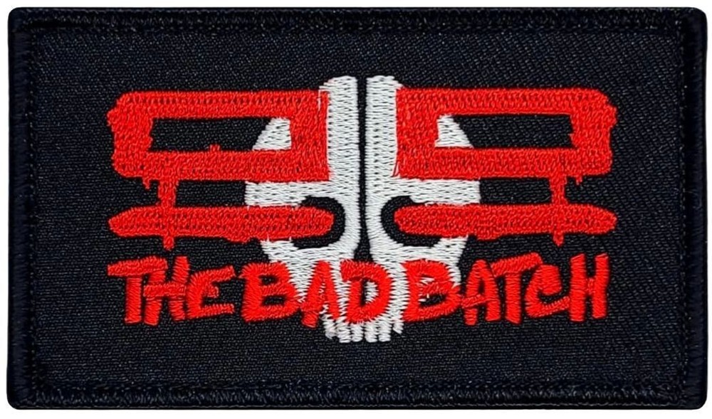 Bad Batch Clone Force Embroidered Morale Patch | 2PC HOOK BACKING 3.5"X2"
