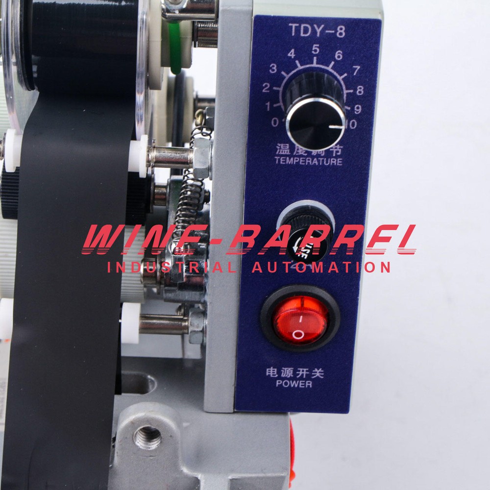 DY-8 Manual Hot Stamping Machine Ribbon Coding Date Batch Character Code Printer