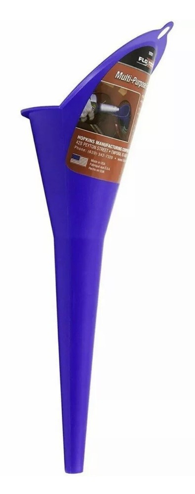 FloTool 11” Spill Saver Multi-Purpose Funnel, Blue #10701