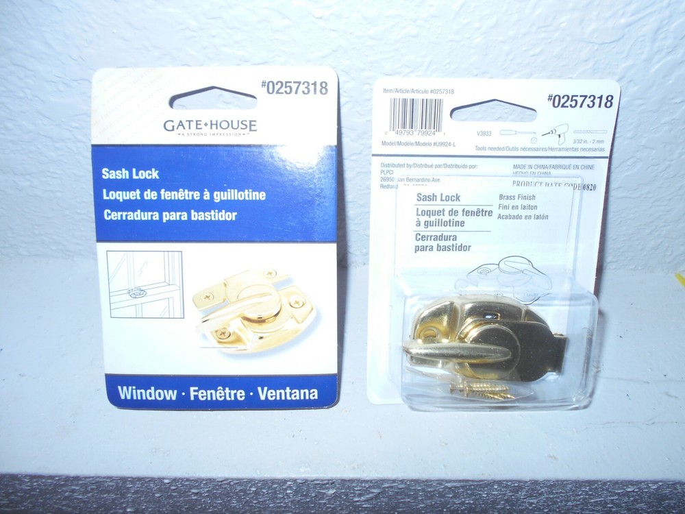 Gate House Two Sash Window Locks