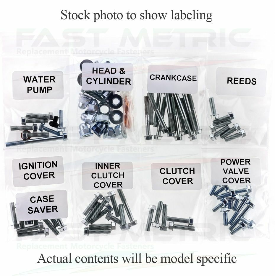 '04-'09 Honda CRF 250R Engine Rebuild Bolt Kit | FACTORY style ZINC Fasteners