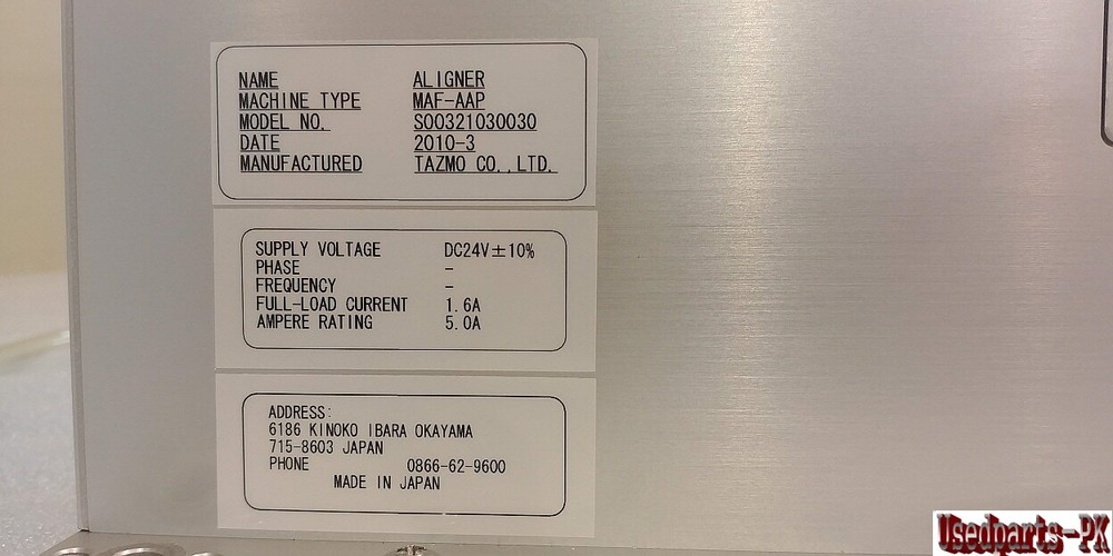 TAZMO MAF-AAP WAFER ALIGNER