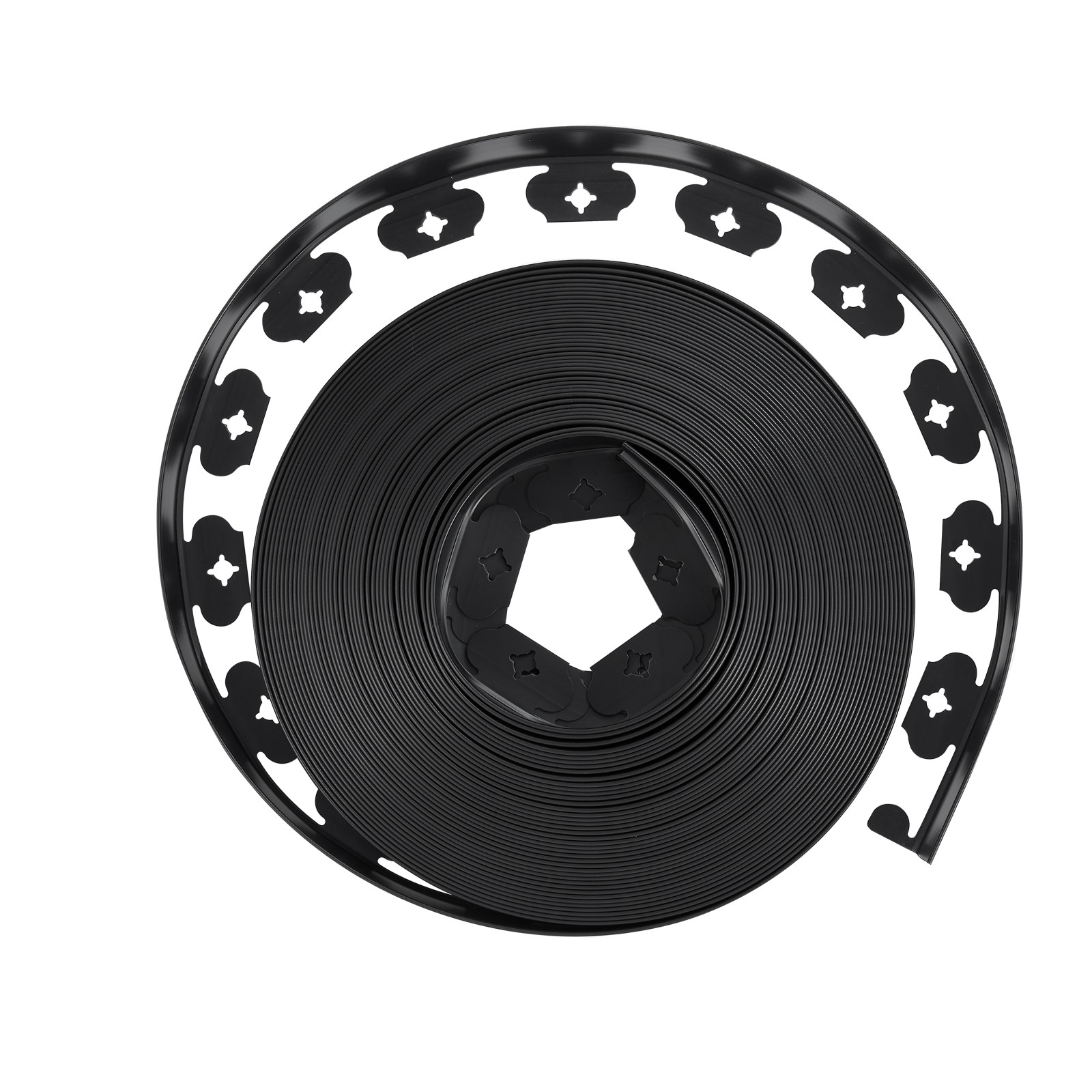 VEVOR Landscape Edging 100 ft x 1.5 in L-Shaped Plastic Garden Border No Dig