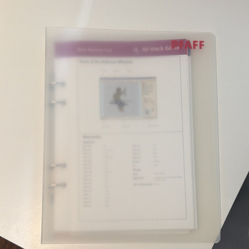 PFAFF 3D Creative Suite Embroidery Machine Digitizing Software