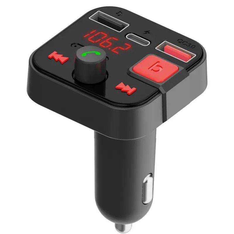 Digital Sunflash SF-86C Bluetooth Car FM Transmitter +MP3/Hands-Free+USB Charger