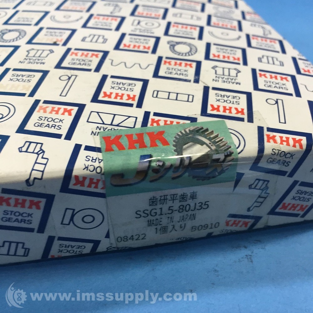 KHK SSG1.5-80J35 Spur Gear FNFP