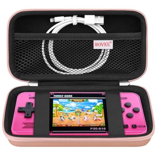 WELLSTG Handheld Game - Preloaded 220 Rosegold - Carrying Case