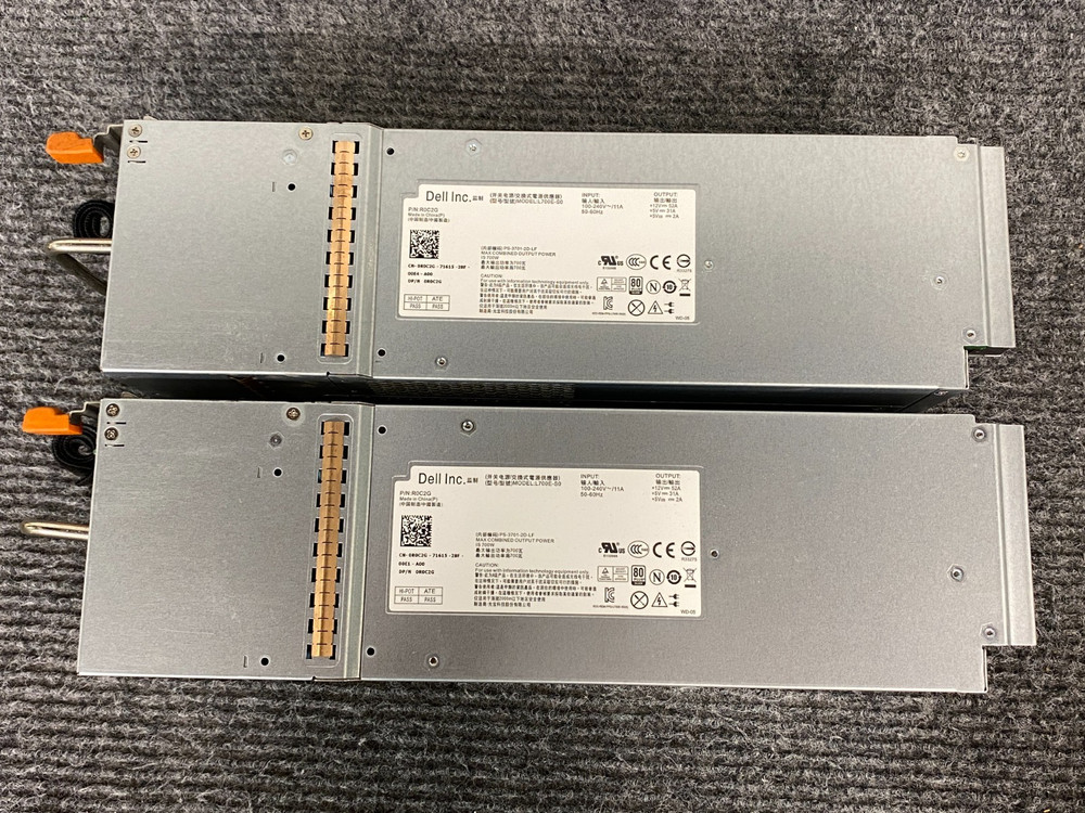 Dell EqualLogic PS4100 Storage Array, No Drives, 2x Controller Modules w/ Cord