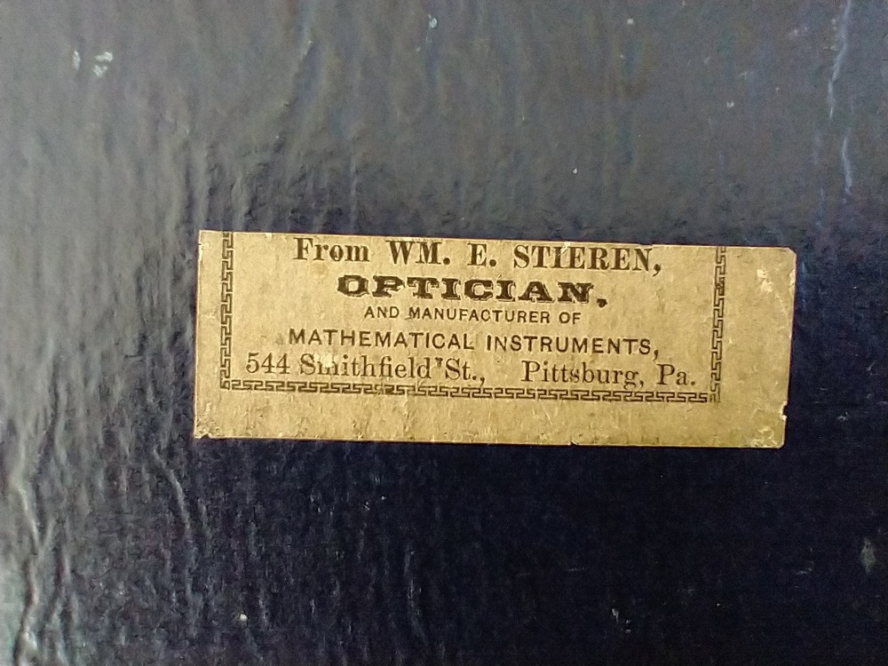 Wm.E.Stieren Manufacturer Engineering & Optical Instruments