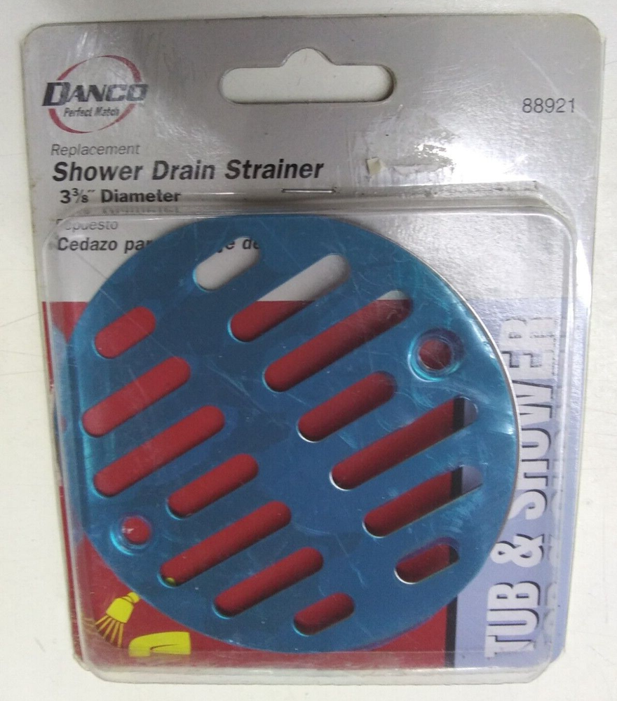 SHOWER DRAIN STRAINER 3-3/8" DIAMETER CHROME
