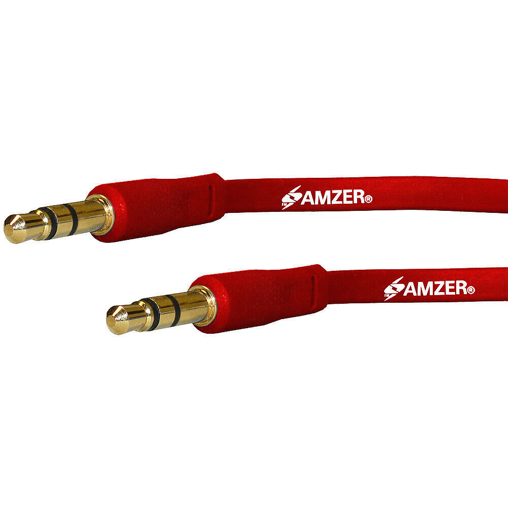 3X AMZER 3ft 3.5mm Stereo Audio Cable