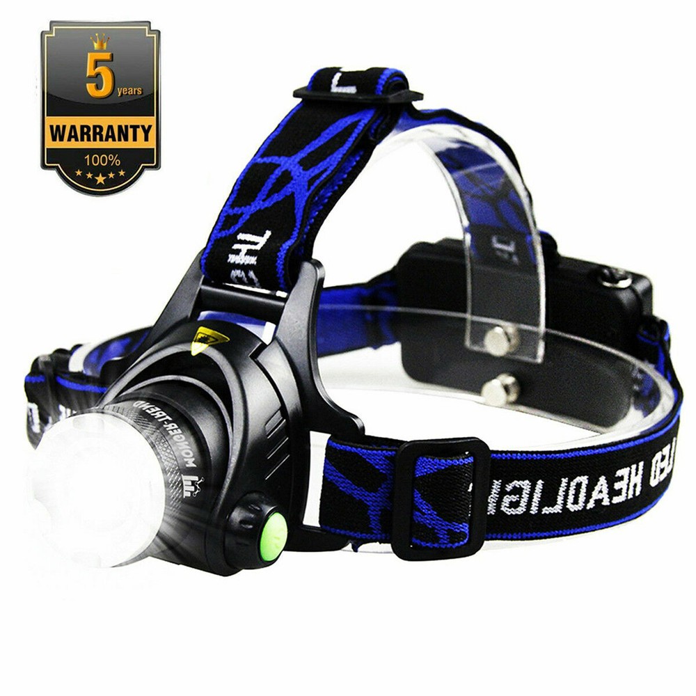 SuperBright LED Headlamp Headlight Flashlight Head Torch Camp US