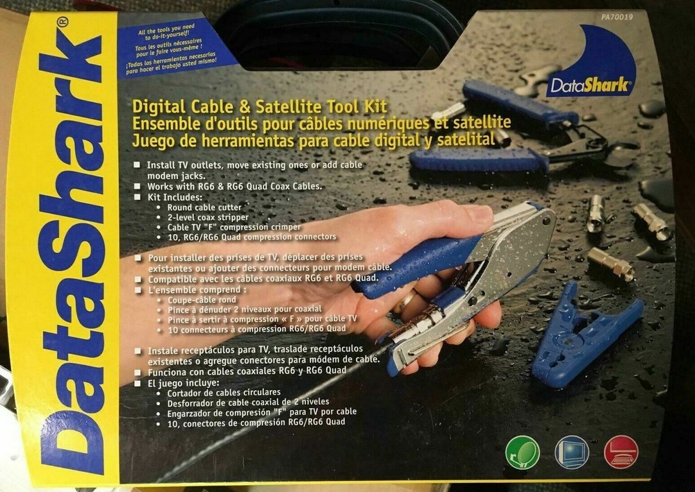 NEW DataShark Complete Digital Cable and Satellite w/ Case (PA70019)
