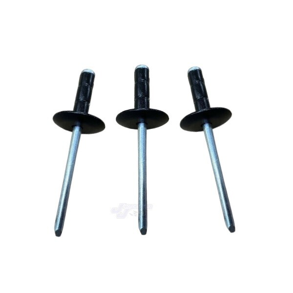Multi-Grip Large Head Black Rivets 3/16" Pop Rivet 25 ct. IMCA Racing Fastener