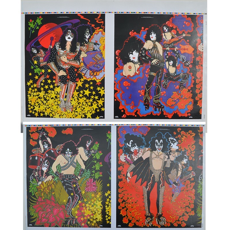 Kiss 2014 Solo LP Insert Poster TEST PRINTS 28x40 Each Ships Free In USA