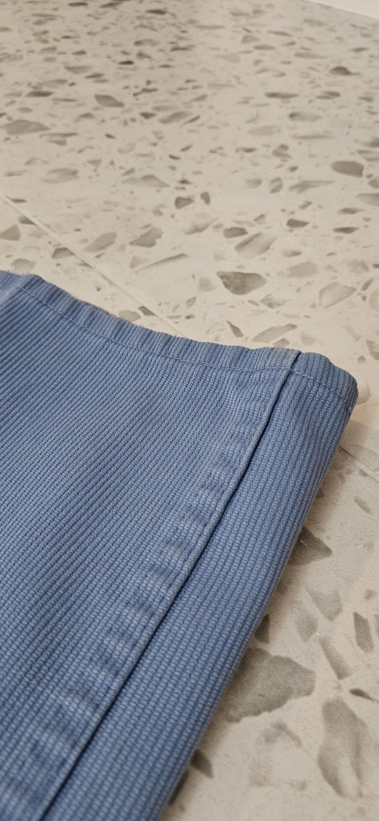 VTG 70s Levi's Sta-Prest Blue Boot Cut Corduroy Pants 32 (34/35) X 30