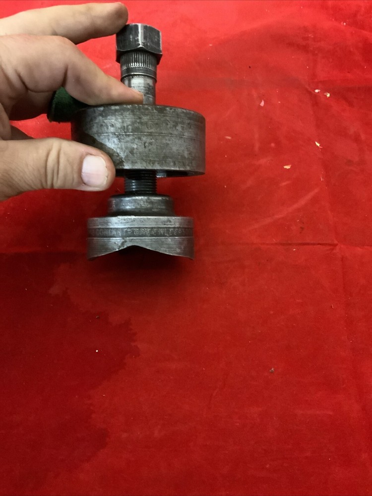 Greenlee 2" Knockout Punch, Die, and Manual Draw Stud
