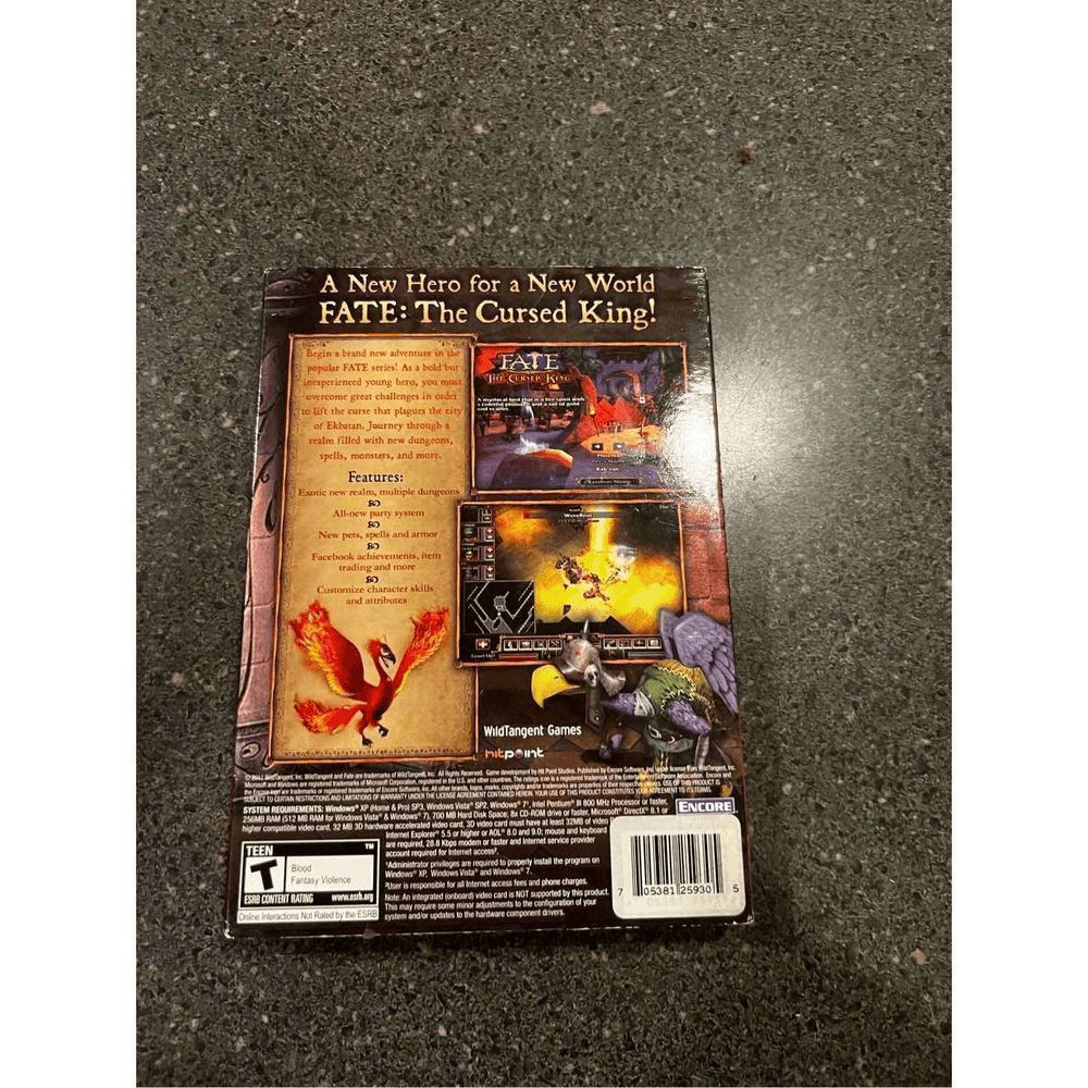 Fate The Cursed King Video Game Pc Windows