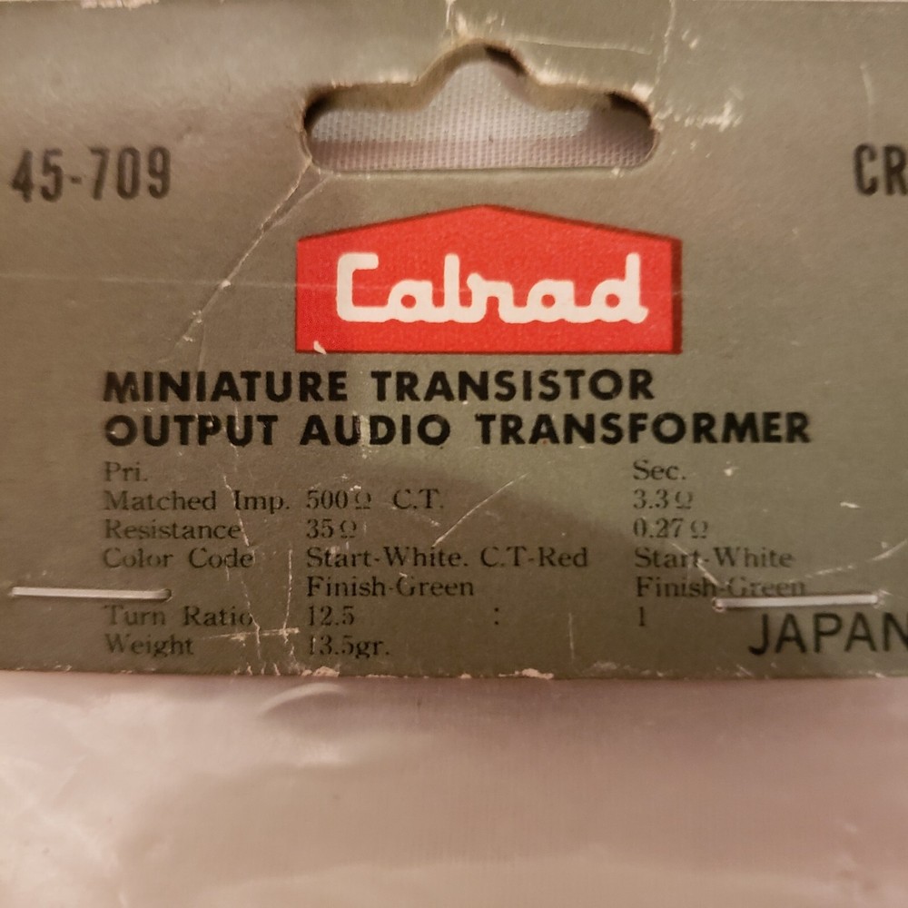 Calrad Miniature Output Transformer