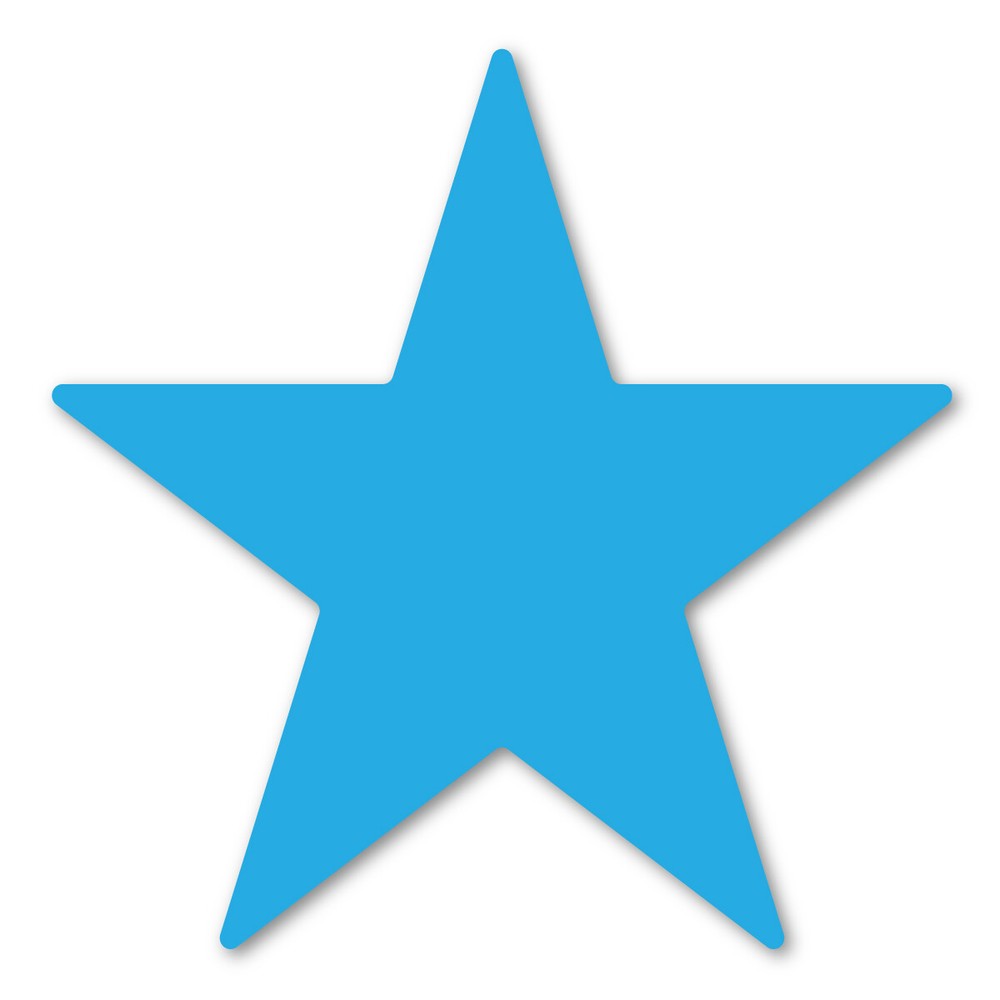 Cyan Star Magnet