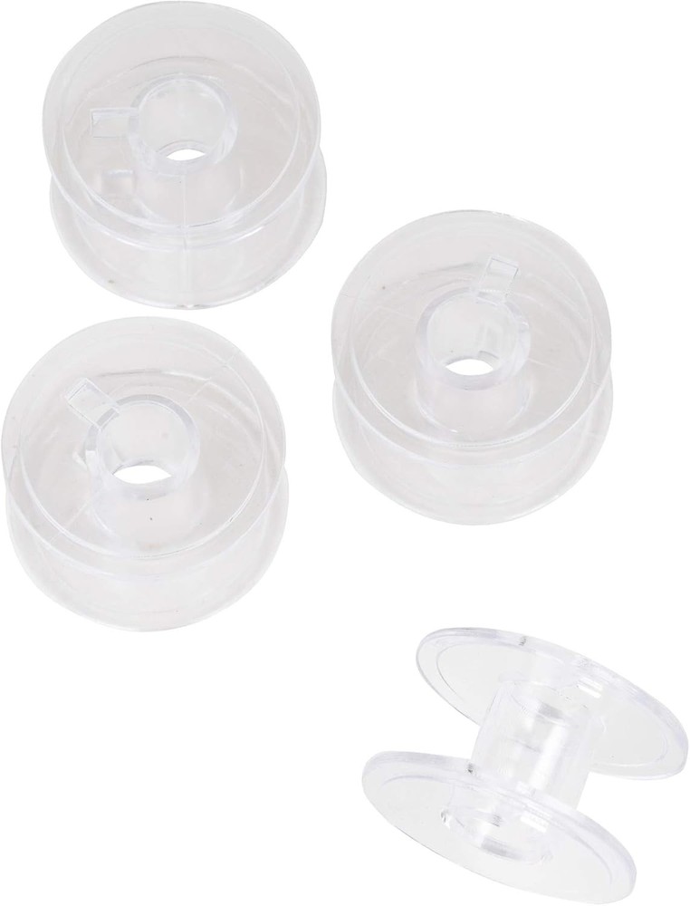 Singer Bobbins Class 15 Transparent, 4-Count
