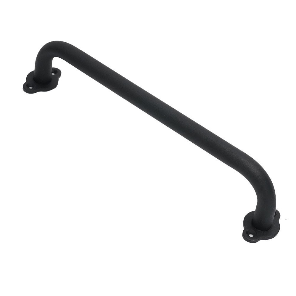 Sliding Barn Door Pull Flush Handle Gate Hardware Set Matte Black Carbon steel