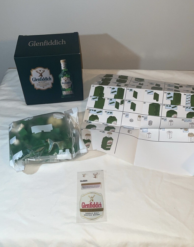 Whiskey Bottle Building Blocks