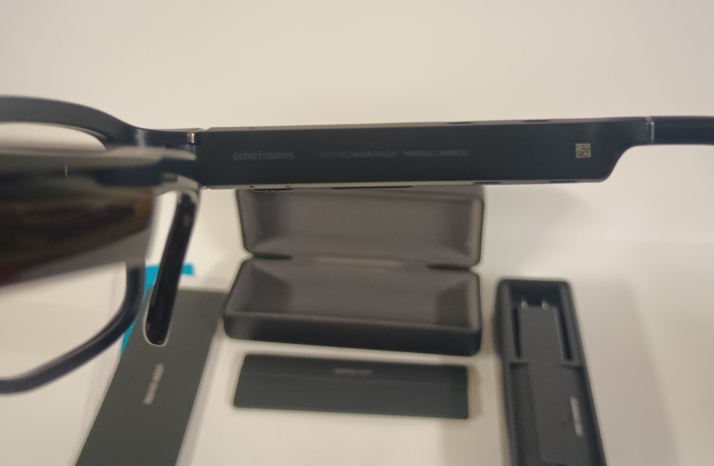 Amazon Echo Frames 2nd Generation Rectangle Smart Glasses Charger