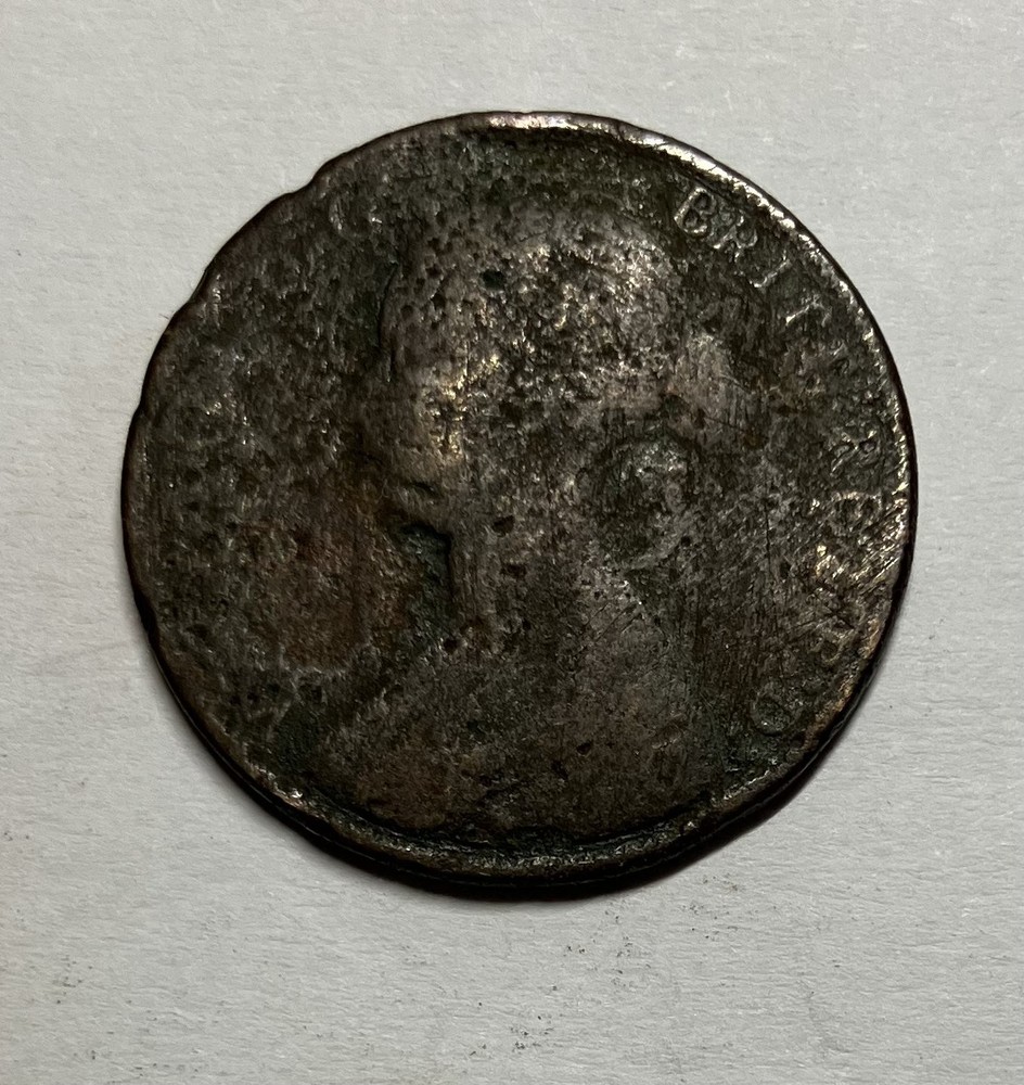 1861 Nova Scotia One Cent - Large Rosebud