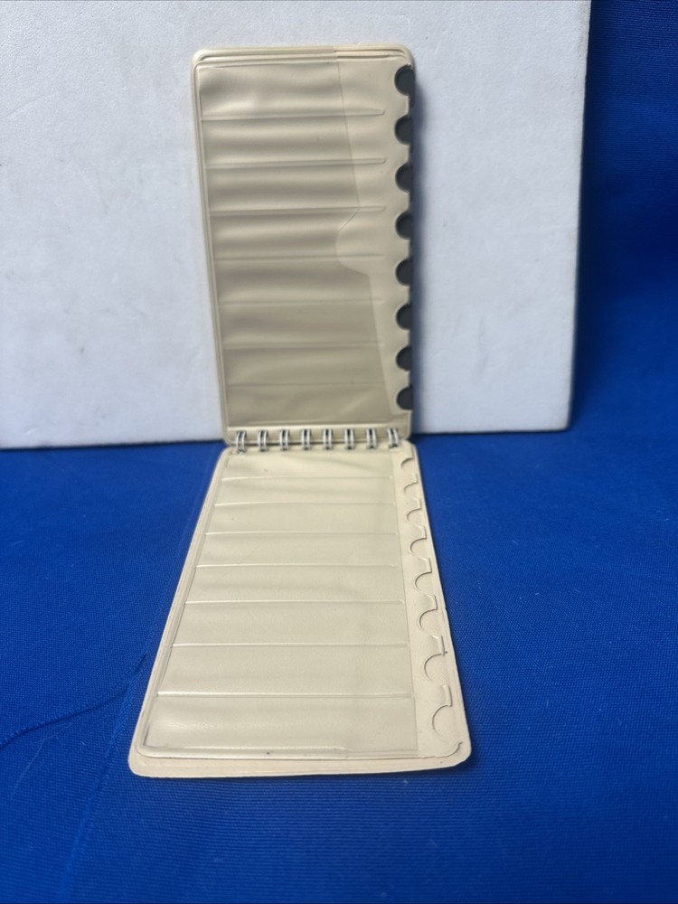 Vintage HP Hewlett-Packard Blank Program Cards Case w/ Handwritten Programs