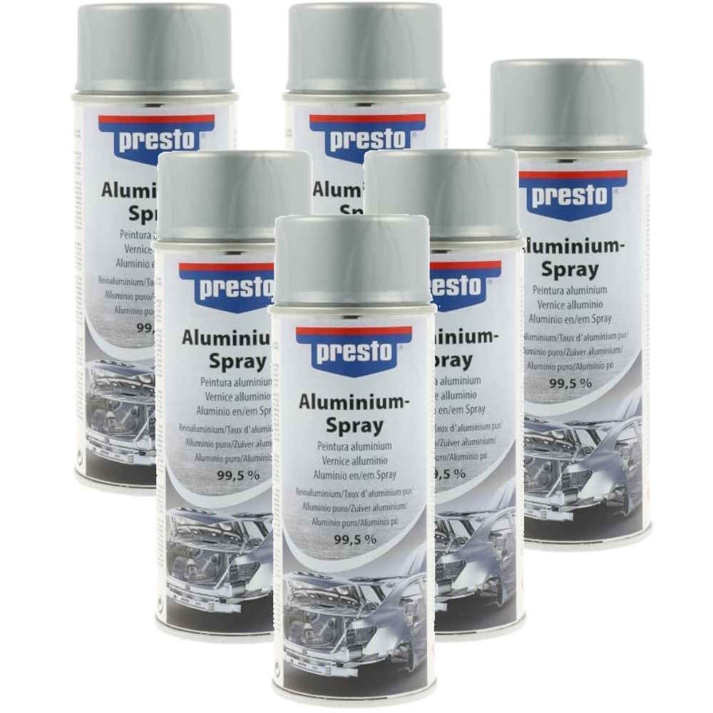 Aluminium Spray Presto 6x 400ml.