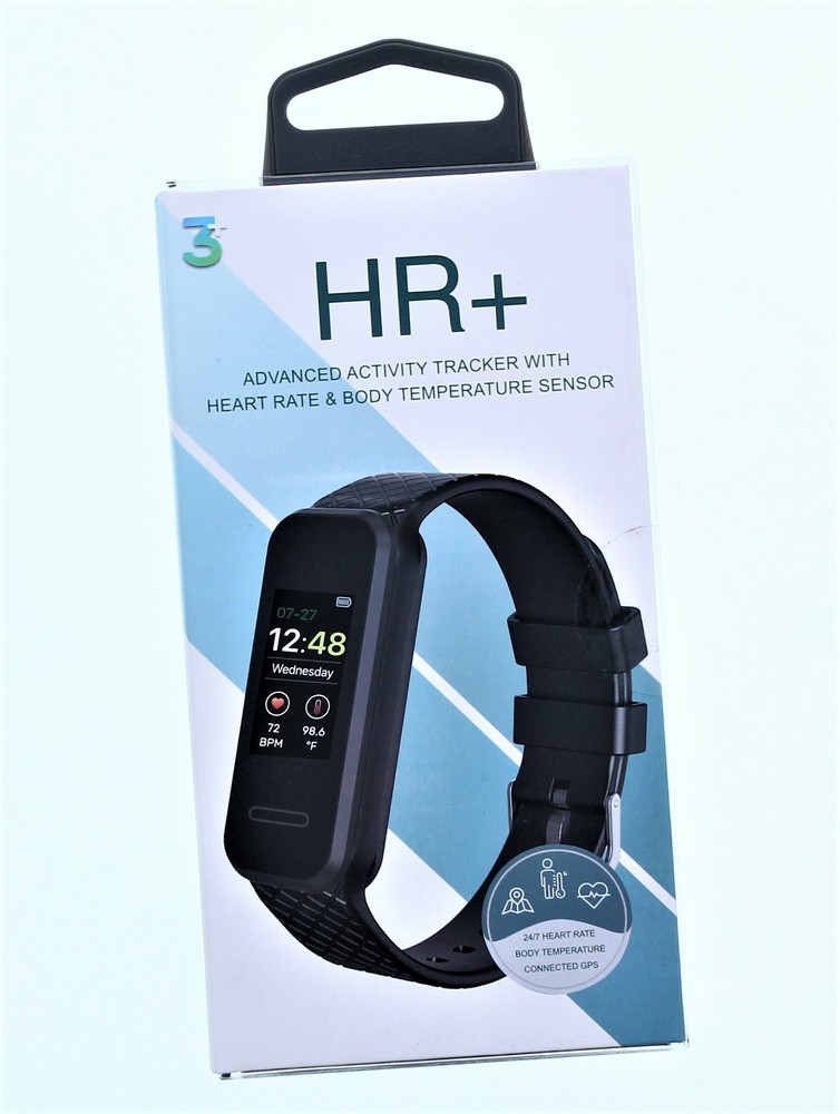 3PLUS HR+ Advanced Activity Tracker-BLACK