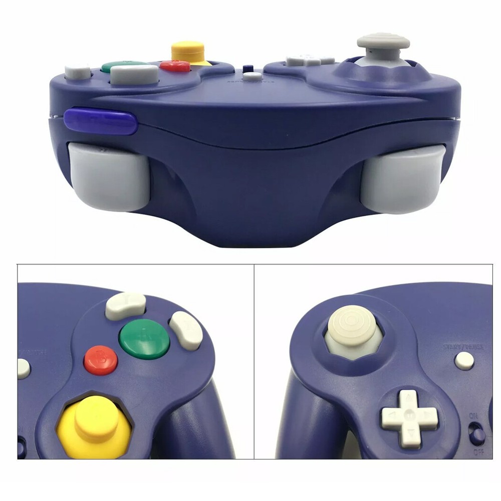 For Nintendo GC GameCube Console Wireless NGC Remote Gamepad Controlle 2pack