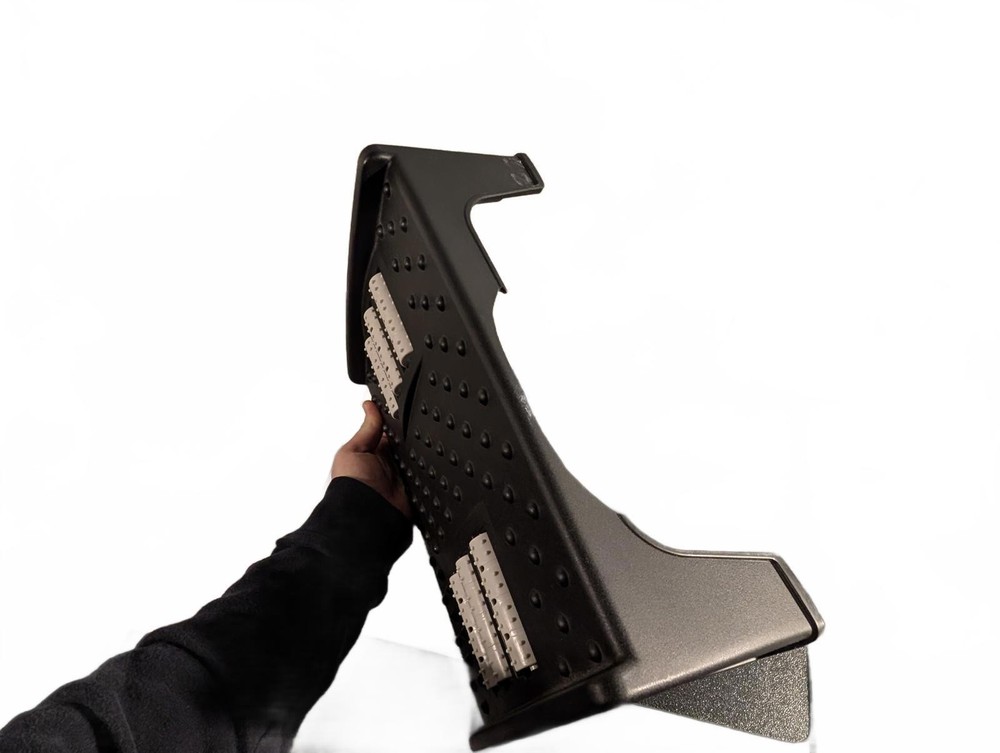 Ergonomic Under-desk Footrest | Black - Plastic