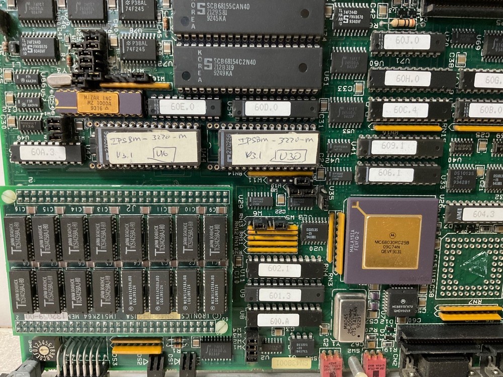 Ironics IV-3230 CPU VME Computer Module MVME with IM512K64 Memory Module