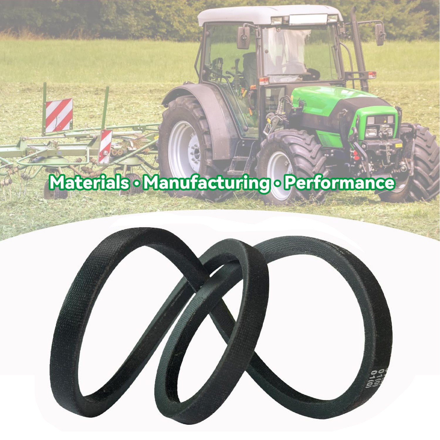 GW-9245 Replacement Tiller Drive Belt for Troy-Bilt Horse Models