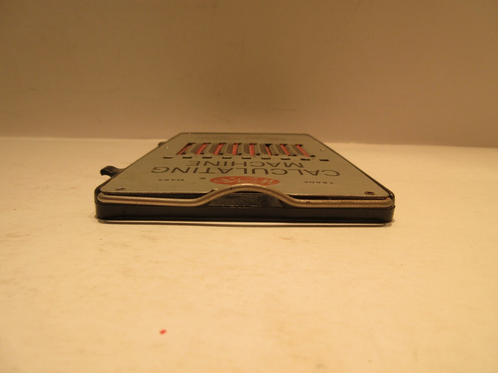 Vintage Wizard Calculations Machine w/ Instructions Add Subtract Multiply Divide