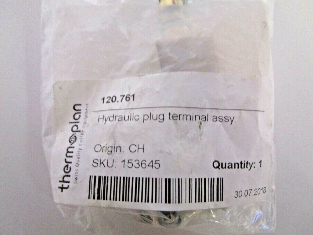 Thermoplan Mastrena Water inlet, assy (hydr module)