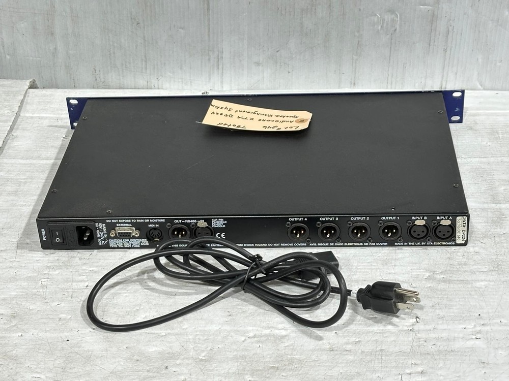 XTA DP224 Loudspeaker Management System #246 (One)THS