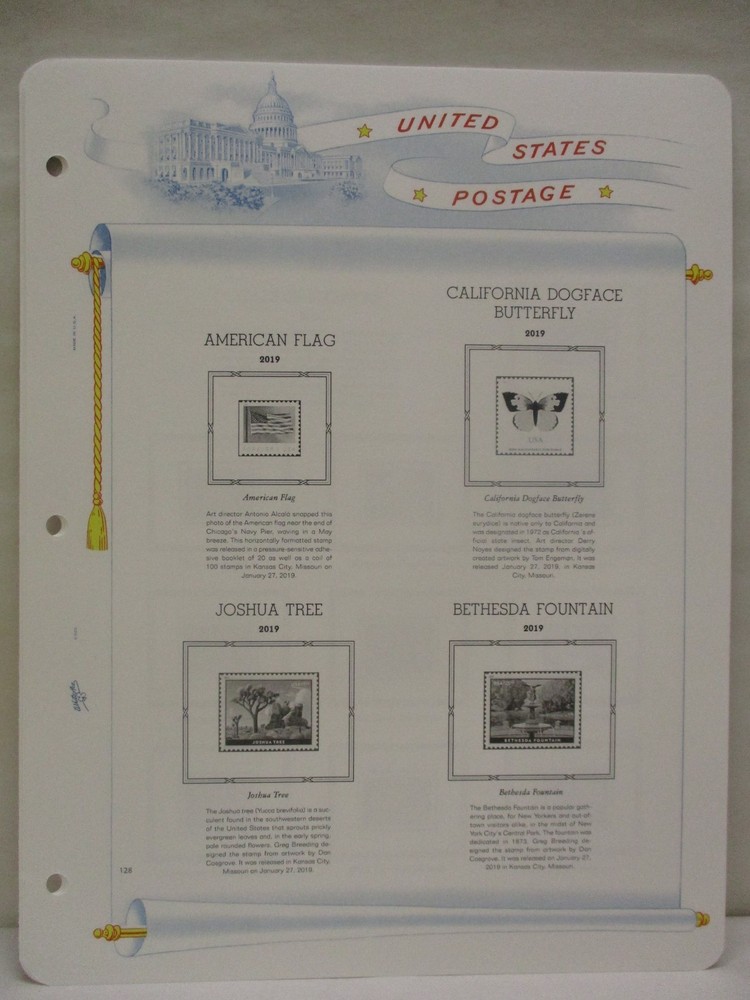 White Ace Stamp Supplement 2019 Regular Issue "USR-48"
