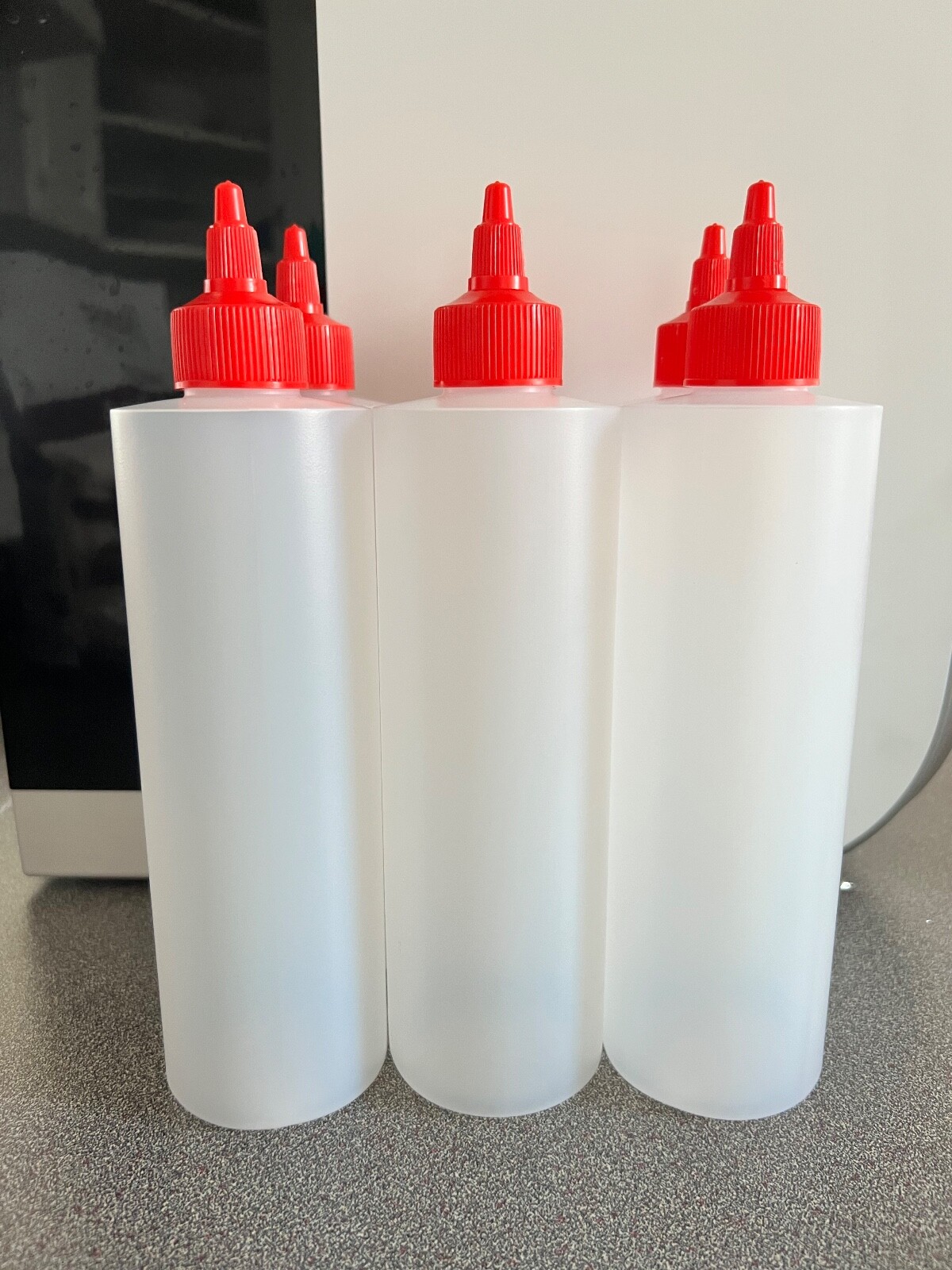 Plastic Condiment Squeeze Bottle, 16 oz